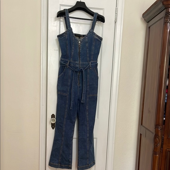 Veronica Beard Denim Jumpsuit size 8